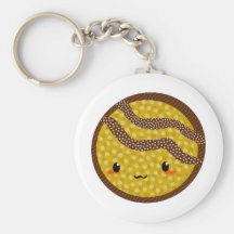 chocolate biscuit key chain