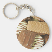 Chocolate biscuits keychains