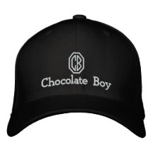 Chocolate Boy Hat Embroidered Baseball Caps