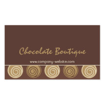 Chocolate Business Card