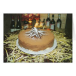 Chocolate cake card