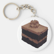 Chocolate Cake Keychains