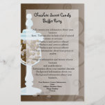 Chocolate Candy Buffet Bar, Urn of Sweets Flyer Design