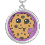 Chocolate chip cookie purple jewelry