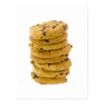 Chocolate chips cookies post card