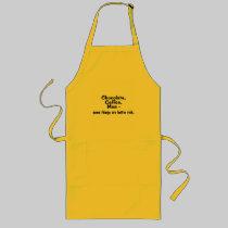 Chocolate Coffee Men Some Things Are Better Rich aprons
