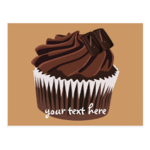 Chocolate Cupcake Post Card