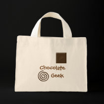 Chocolate Geek Tote Bag bags