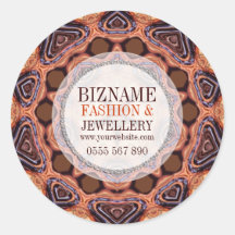 Chocolate Hearts Business Product Sticker