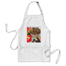 Chocolate ice cream apron