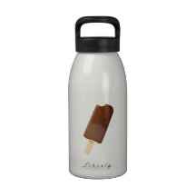 Chocolate Ice Cream Bar Water Bottle