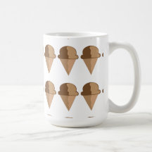 Chocolate Ice Cream Cones Mug
