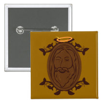 Chocolate Jesus Button