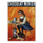 Chocolate Menier Greeting Card