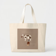 Chocolate Milk Canvas Bag