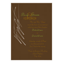 Chocolate Mint Invitation