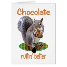 Chocolate Nut Card
