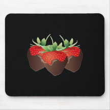 Chocolate Strawberry Mouse Mats