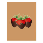Chocolate Strawberry Post Card
