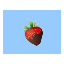 Chocolate Strawberry Post Cards