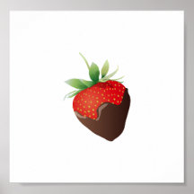 Chocolate Strawberry Print