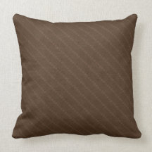 Chocolate Stripe American MOJO Pillow