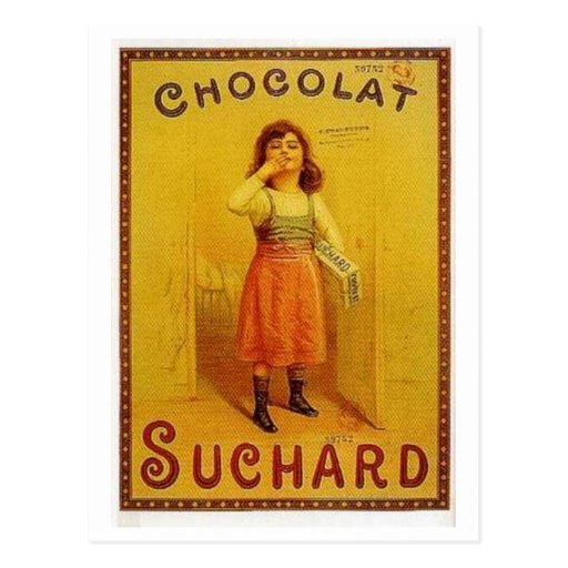 Chocolate Suchard Vintage Ad Postcard