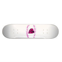 Choke On Chocolate Valentine Custom Skate Board