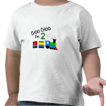 Choo Choo I'm 2!  With TRAIN t-shirts