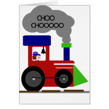Choo Choo Train Greeting Card
