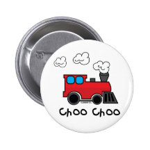 Choo Choo Train Pinback Button