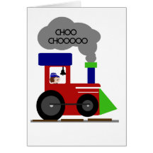Choo Choo Train tshirts and Gifts Greeting Card