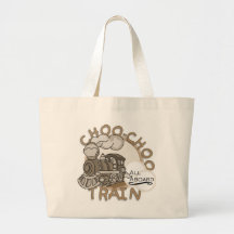 Choo Choo Train Tshirts and Gifts Tote Bags