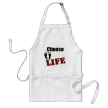 Choose Life Apron Shirt