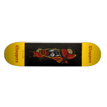 Chopper bike cool skateboard design