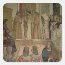 Choral Scene, from the Life of St. Benedict (fresc Sticker