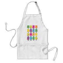 Chord Cheat Tee White Apron