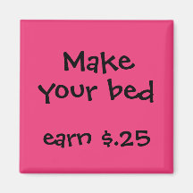 Chore Rewards for Kids Fridge Magnets