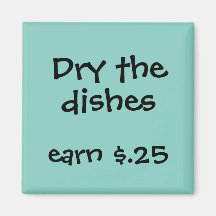 Chore Rewards for Kids Magnet