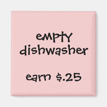 Chore Rewards for Kids Magnet