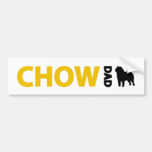 Chow Chow Dad Bumper Sticker