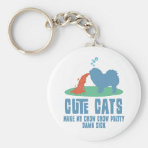 Chow Chow Rough-Coat Key Chain