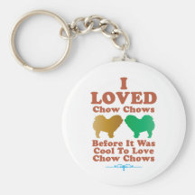 Chow Chow Rough-Coat Key Chain