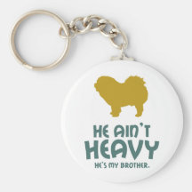 Chow Chow Rough-Coat Keychains