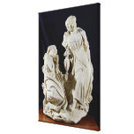 Christ and the Woman of Samaria Stretched Canvas Print