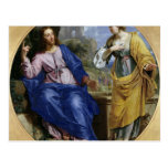 Christ and the Woman of Samaria Post Card