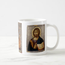 Christ, Christ, Theotokos Mug