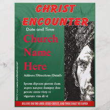 Christ Encounter Flyer Green