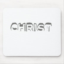 Christ Gris Mouse Pad