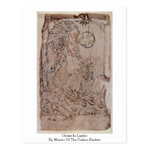 Christ In Limbo By Master Of The Cotton-Psalter Post Card
